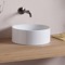 Vessel Sink, Round, White Ceramic