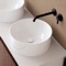 Vessel Sink, Round, White Ceramic