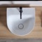 Modern White Ceramic Vessesl Sink