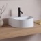 Modern White Ceramic Vessesl Sink