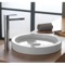 17 Inch Round White Ceramic Vessel Sink