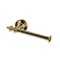 Toilet Roll Holder, Classic-Style, Gold Brass