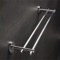 Double Towel Bar, Chrome, 18 Inch, Made in Brass