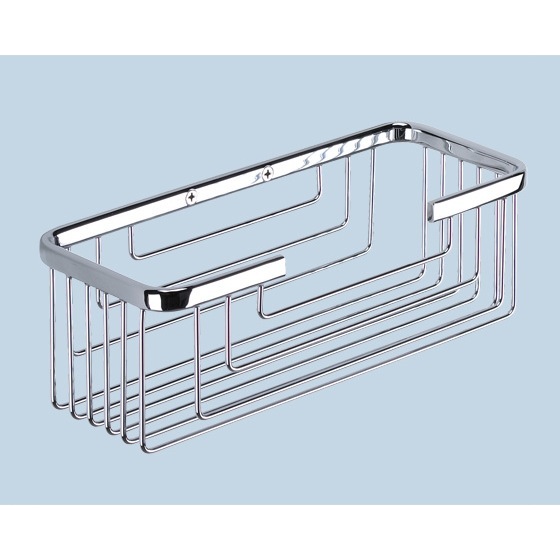Matte Black Corner Shower Basket Wire Gedy 2483-14 by Nameeks