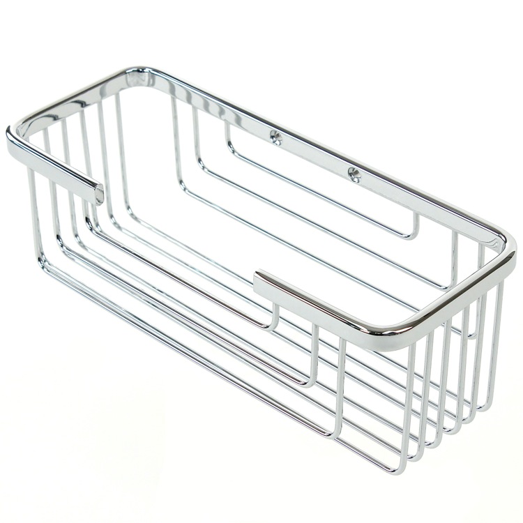Matte Black Corner Shower Basket Wire Gedy 2483-14 by Nameeks