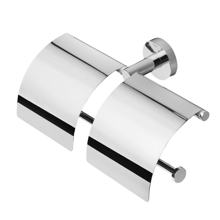 OMEGA: Toilet paper holder with cover - Bemeta Design