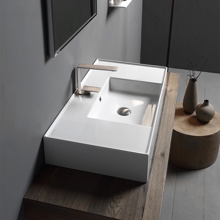 Scarabeo 5123-One Hole Bathroom Sink, Teorema 2 | Nameek's