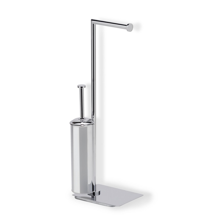 Nameeks EL694-08 Mounted Double Glass Bathroom Shelf, Chrome