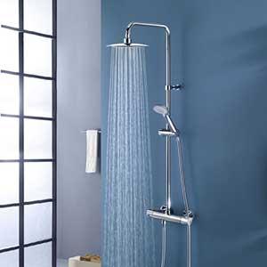 Exposed Pipe Showers